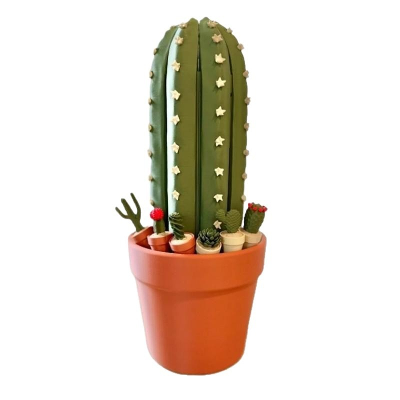 3D Printing Chess - Cactus schaakset 3D geprint creatief ornament