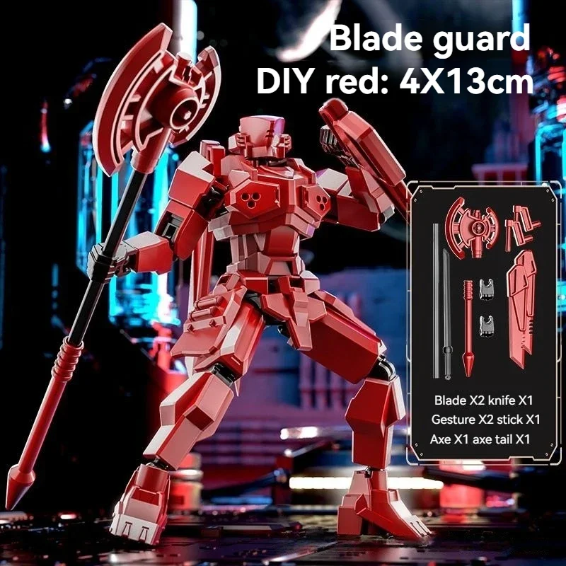 3D Printing Robot - Meerdere Styling Blade Warrior Robot Model