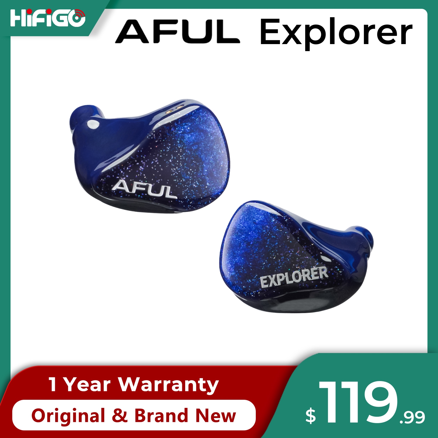 3D Printing Youtube Videos - HiFiGo AFUL Explorer Bedrade hybride oortelefoon