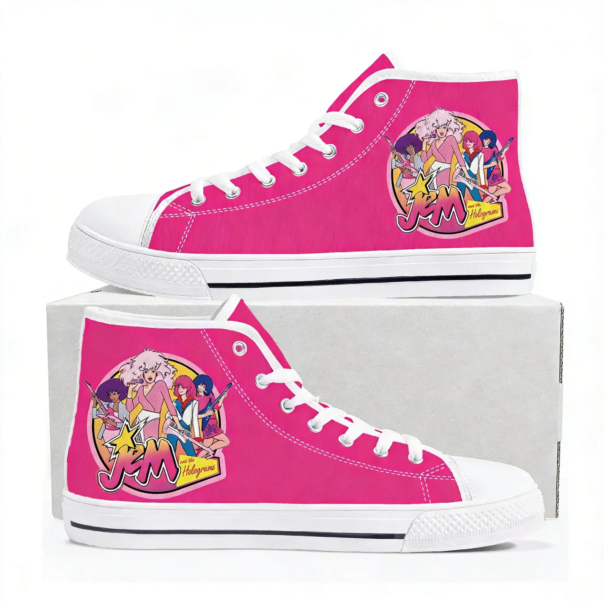 3D Printing Hologram - Jem and The Holograms hoge sneakers