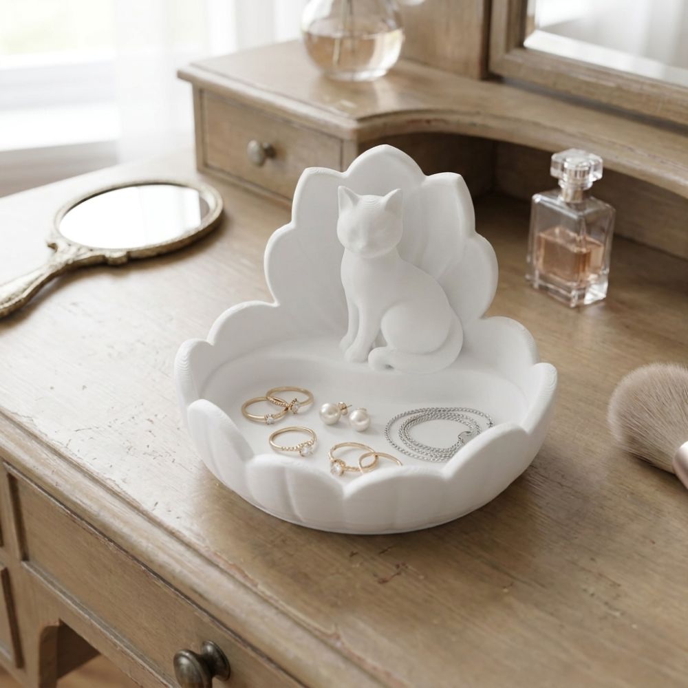 Schattig Lotus Kat Sieradensch - 3D Printing Jewelry recensie en prijs