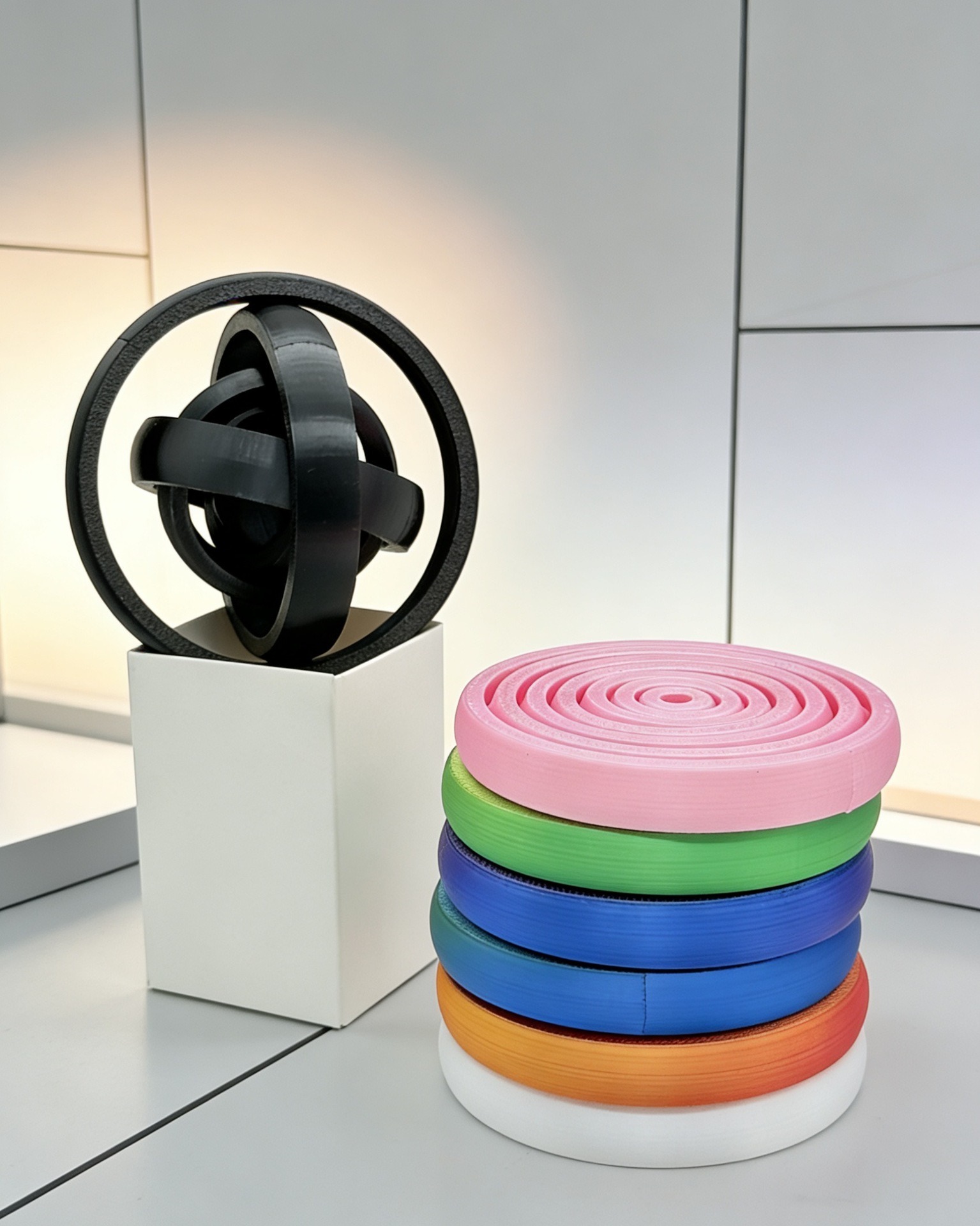 3D-geprinte novelty draaiende  - 3D Printing Pla recensie en prijs