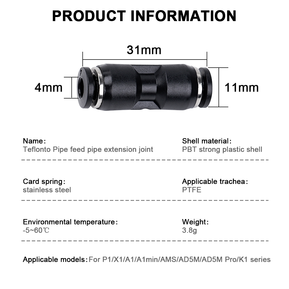 Voor Bambu Lab X1 X1C X1E P1P  - 3D Printing Fff recensie en prijs