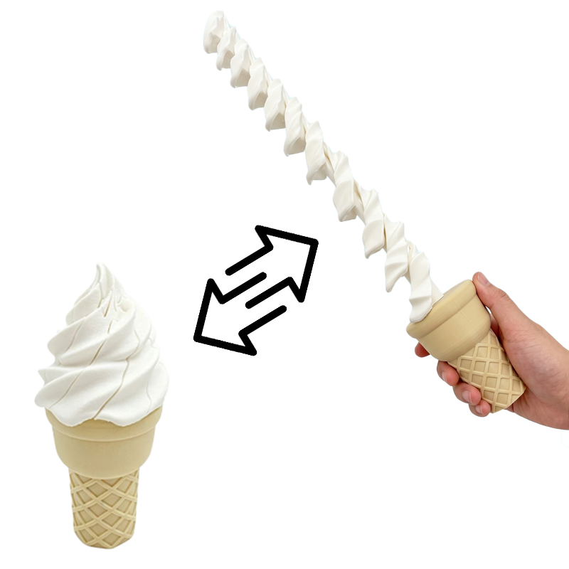 3D-printen van ijsroom Retract - 3D Printing Model Free recensie en prijs