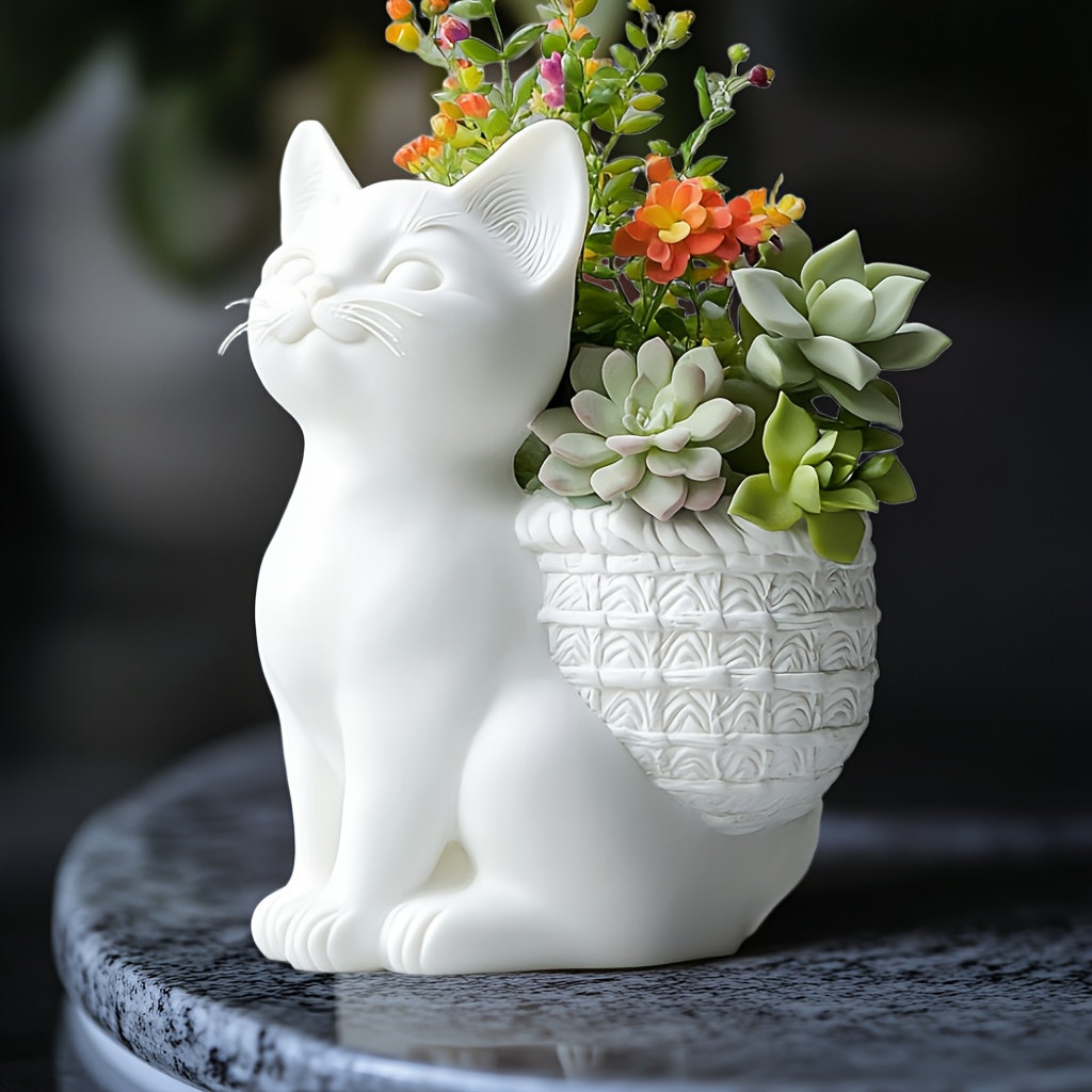 DIY 3D hurkende kat succulent  - 3D Printing Concrete recensie en prijs