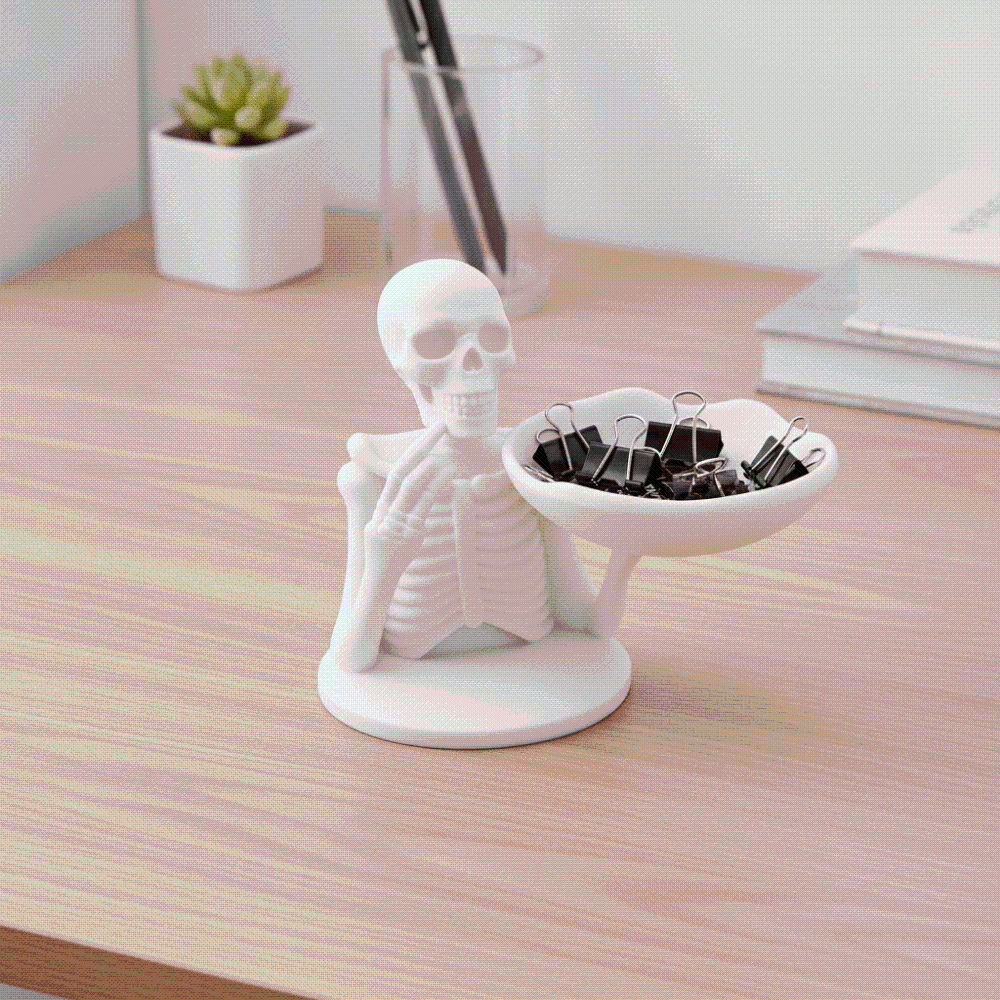 3D-geprinte skelet-snoepkom, m - 3D Printing Pla recensie en prijs