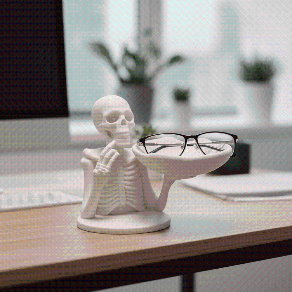 3D-geprinte skelet-snoepkom, m - 3D Printing Pla recensie en prijs