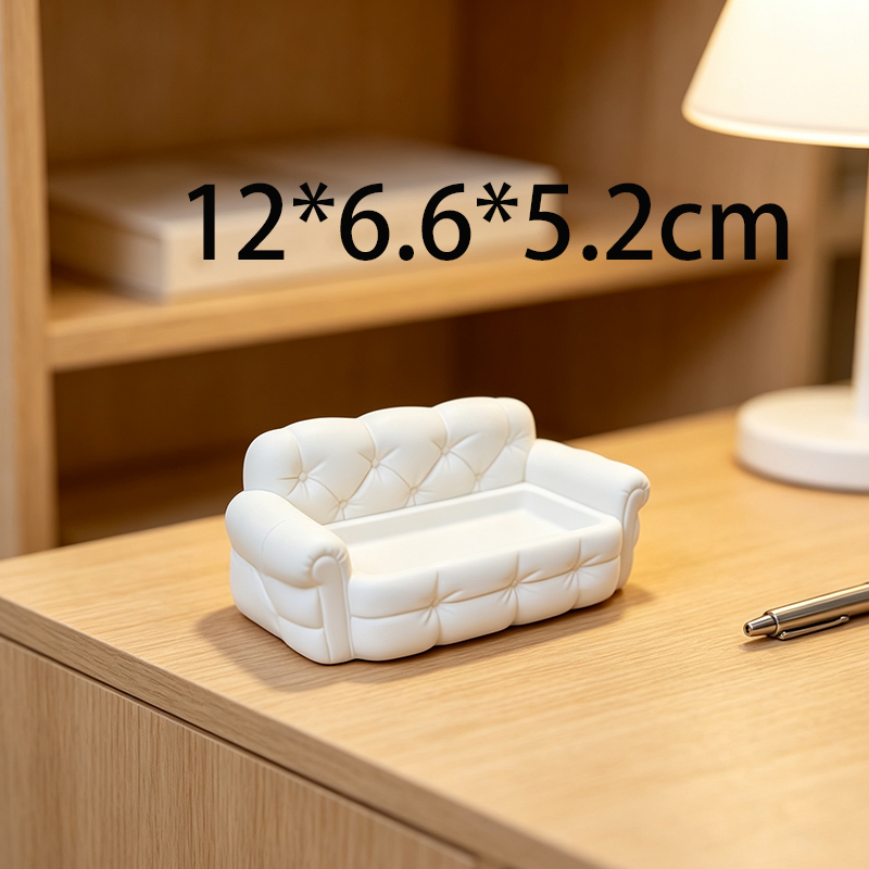 3D-geprinte mini witte bankje  - 3D Printing Jewelry recensie en prijs