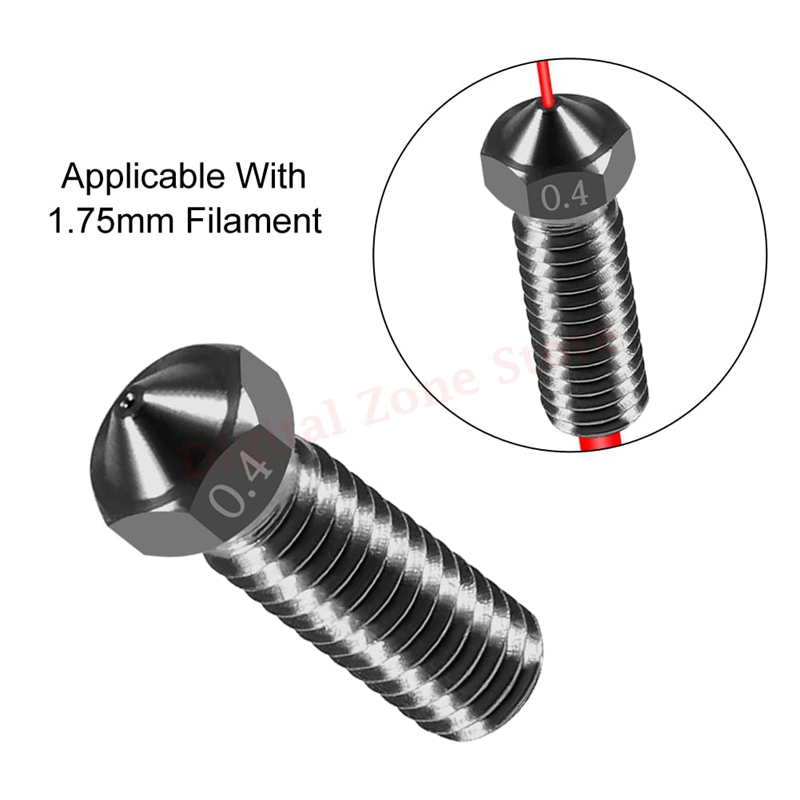 10 Stuks V6 Gehard Staal Vulka - 3D Printing Fff recensie en prijs