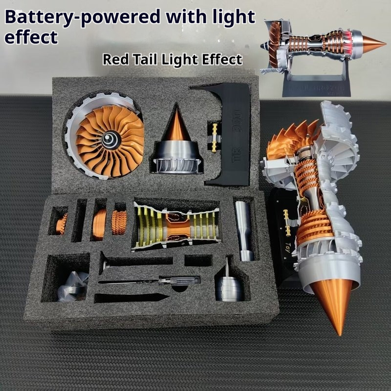 PLA 3D-geprint vliegtuigmotor  - 3D Printing Pla recensie en prijs
