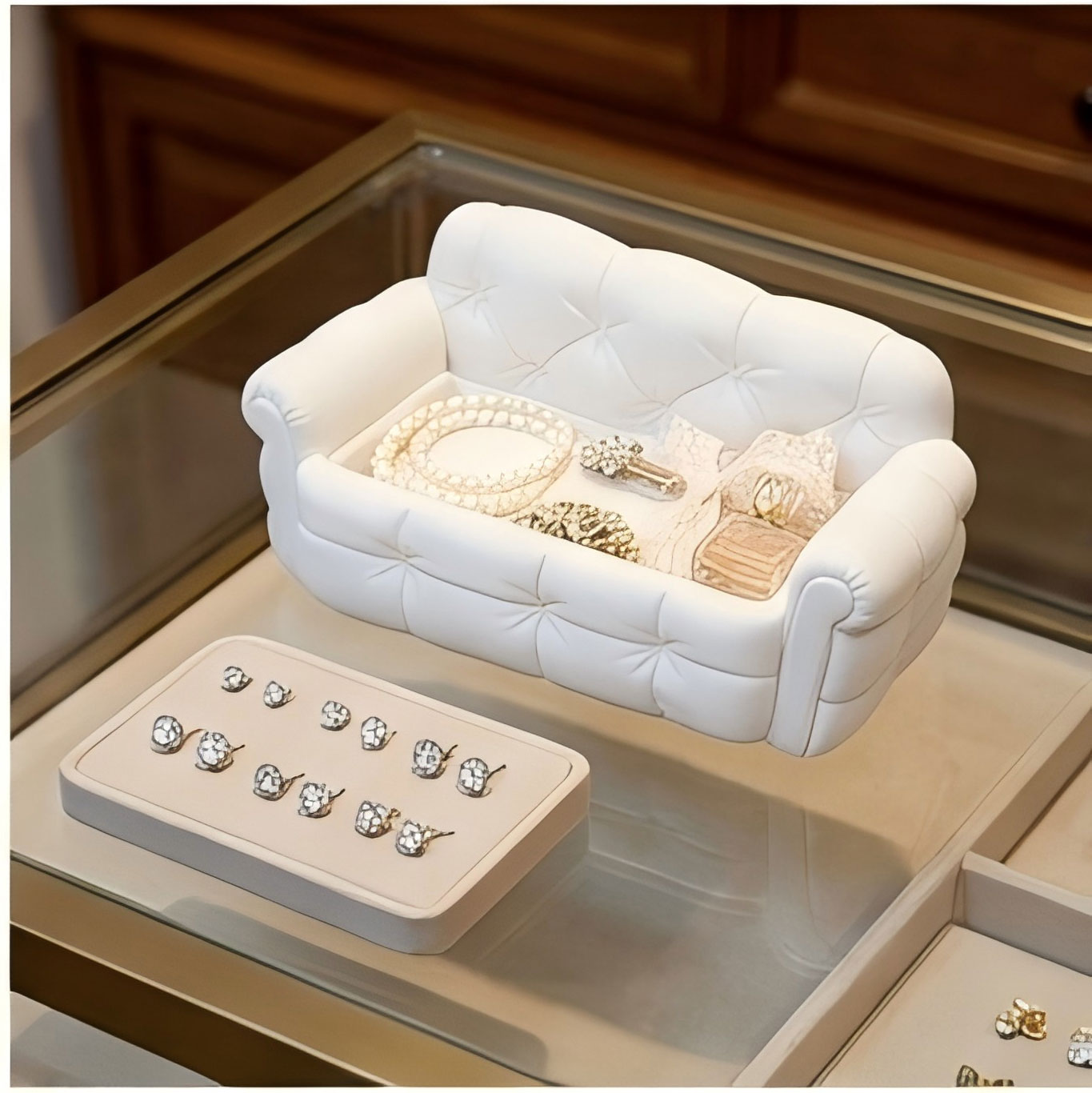 Mini Sofa Sieraden Opbergbakje - 3D Printing Jewelry recensie en prijs