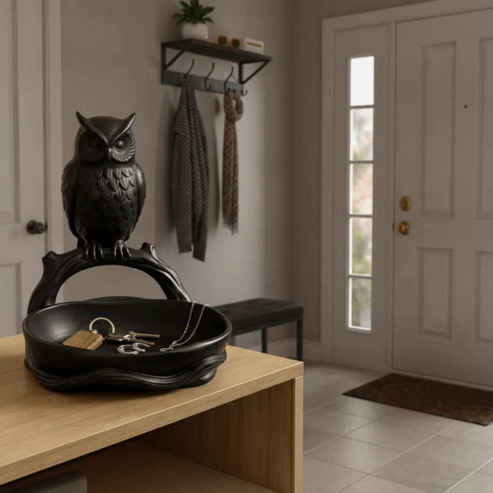 3D-geprinte uil opbergbak, die - 3D Printing Jewelry recensie en prijs