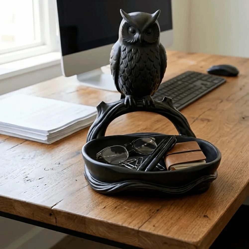 3D-geprinte uil opbergbak, die - 3D Printing Jewelry recensie en prijs