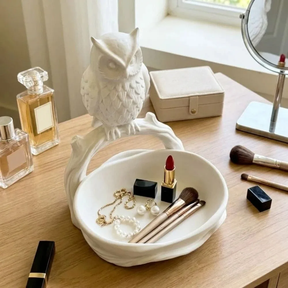 3D-geprinte uil opbergbak, die - 3D Printing Jewelry recensie en prijs