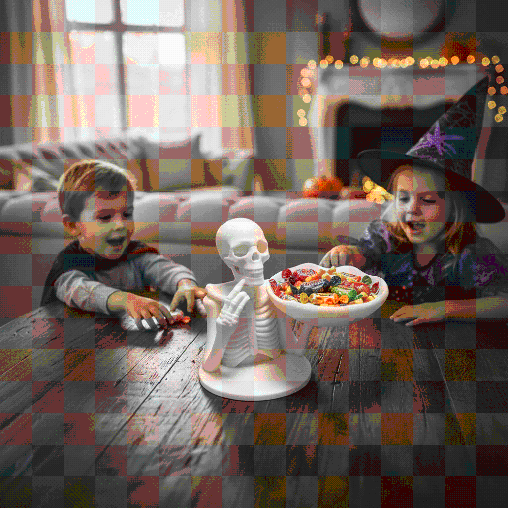 3D-geprinte skelet snoepkom, b - 3D Printing Pla recensie en prijs