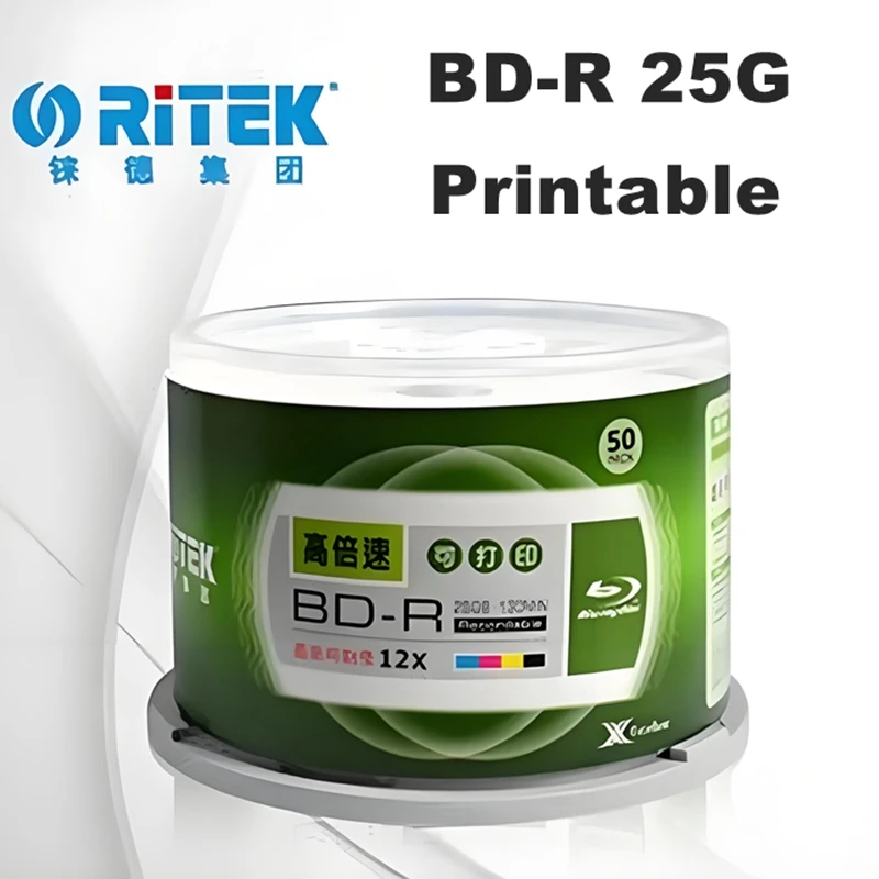 50 STUKS/DOOS Ritek BD-R 25GB  - 3D Printing Robot recensie en prijs